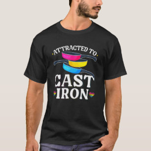 T-shirt Fierté pansexuelle Pans, amoureux de la poêle en f