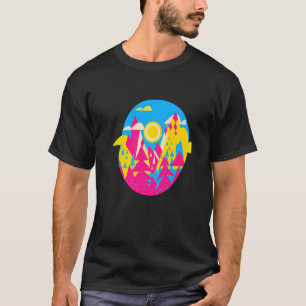T-shirt Fierté Pansexuelle PAS UNE PHASE Couleurs de PANSE