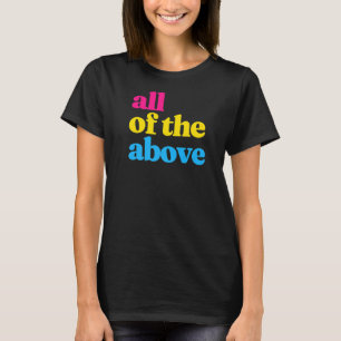T-shirt Fierté Pansexuelle Tout ce qui précède LGBTQ Pan D