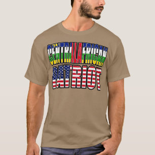 T-shirt Fierté patriotique d'Afrique Centrale-Américaine