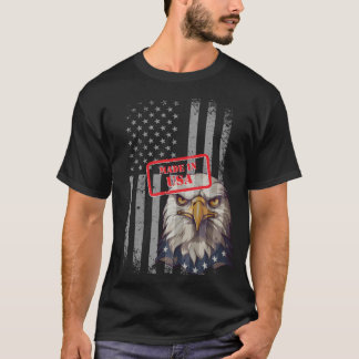 T-shirt Fierté patriotique : 'Fabriqué aux Etats-Unis'