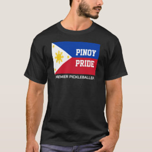T-shirt Fierté PINOY Drapeau personnalisé des Philippines