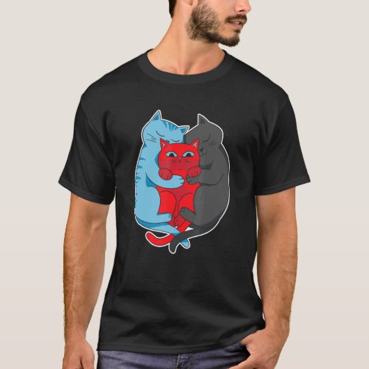 T-shirt Fierté polyamoire (Devant)