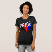 T-shirt Fierté polyamoureuse (Devant entier)