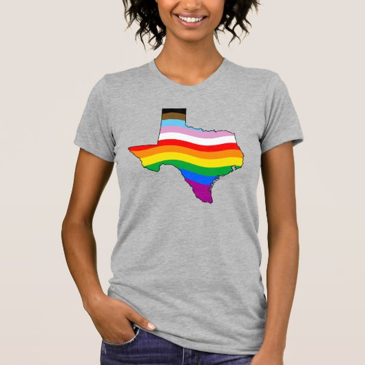 T-shirt Fierté Progress Texas (Devant)