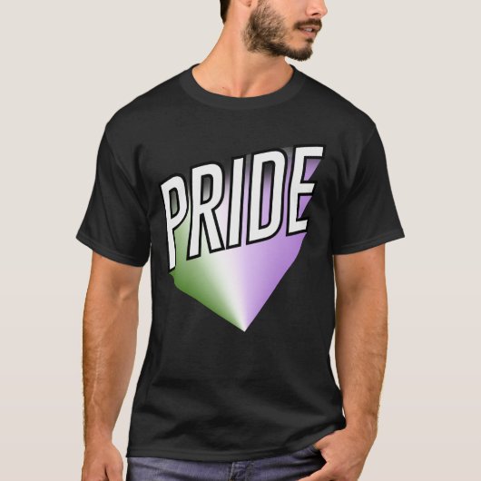 T-shirt Fierté queer / genderqueer (Devant)