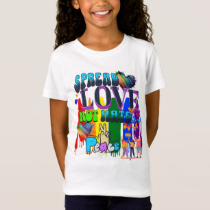 T-Shirt Fierté   Répandre l'amour et non la haine
