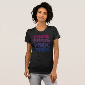 T-shirt Fierté Rétro Bisexuelle (Devant entier)