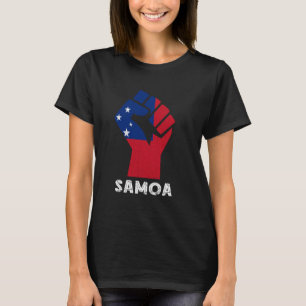 T-shirt Fierté samoane Racines samoanes Poing samoan Drape