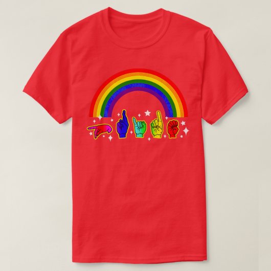 T-shirt Fierté sourde 1 (Design devant)