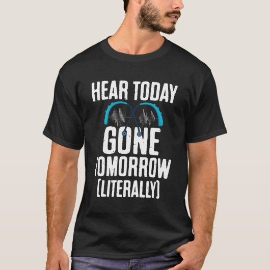 T-shirt Fierté Sourde Asl A Arrêté D'Écouter Mon Identité (Devant)
