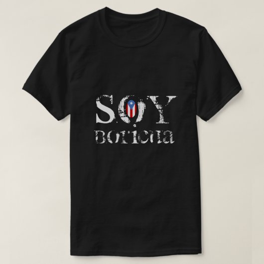T-shirt Fierté Soy Boricua (Design devant)