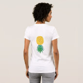 T-shirt Fierté Swinger (Blanc) (Dos entier)