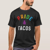 T-shirt Fierté Tacos LGBT LGBTQ Gay pride Rainbow Drapeau (Devant)