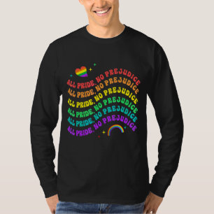 T-shirt Fierté Toute Fierté Aucun Préjudice Retro