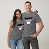 T-Shirt Fierté Triangle Asexué (Unisexe)