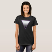T-Shirt Fierté Triangle Asexué (Devant entier)