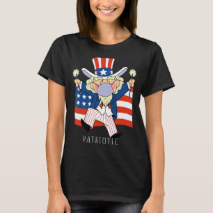 T-shirt Fierté Us Drapeau Usa 4 juillet Patriotique