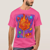 T-shirt Fiery Lollipop (Devant)