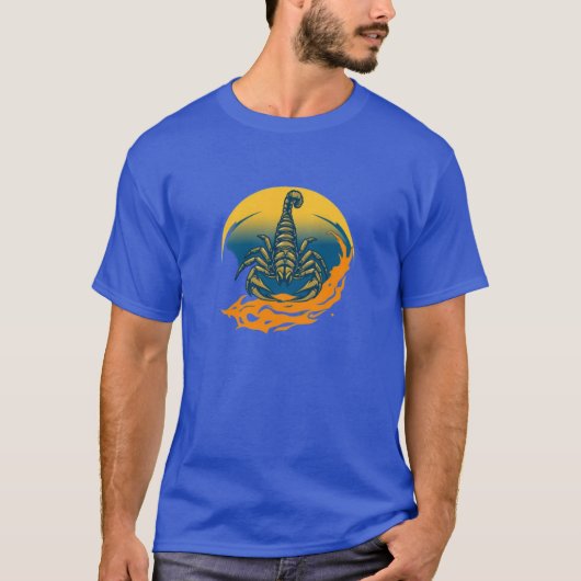 T-shirt Fiery Lunar Scorpion (Devant)