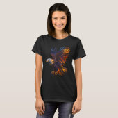 T-shirt Fiery Steller's Sea-eagle Graphic Tee for Men Wome (Devant entier)