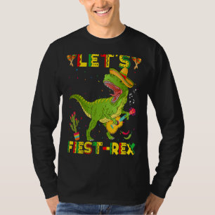 T-shirt Fiest Rex Happy Cinco De Mayo Dinosaur Rex S