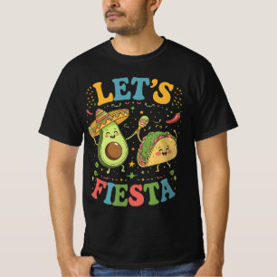 T-shirt Fiesta Avocado Et Tacos Cinco De Mayo