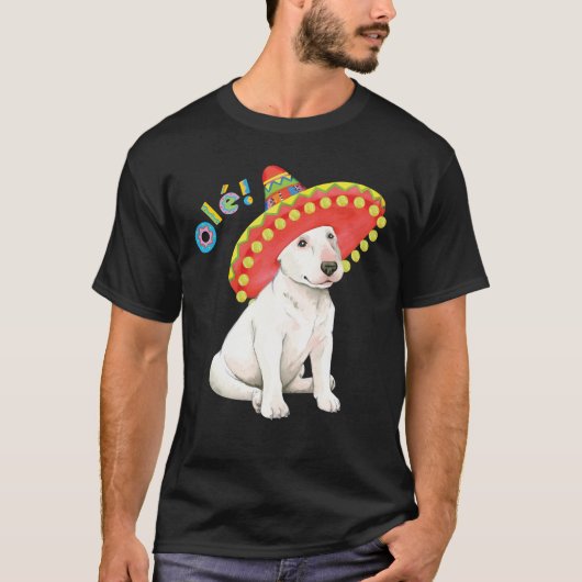 T-shirt Fiesta Bull Terrier (Devant)