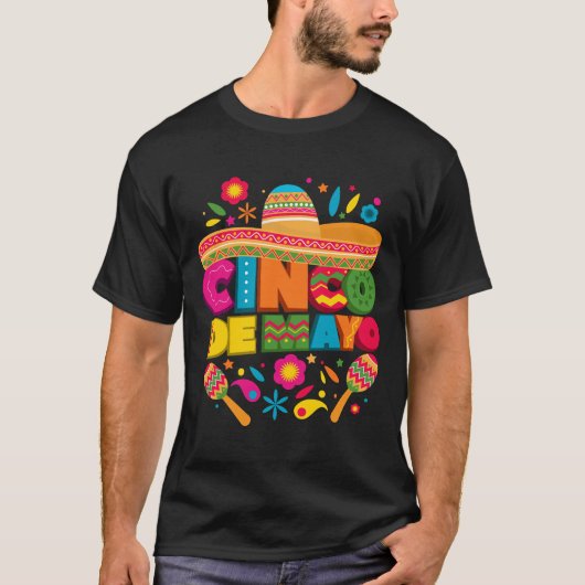 T-shirt Fiesta Cinco De Mayo (Devant)