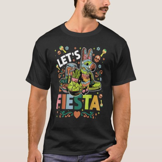 T-shirt Fiesta Cinco De Mayo Camisa Mexicana Hombre (Devant)