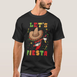 T-shirt Fiesta Cinco De Mayo Dabbing Chili Mexico Pa