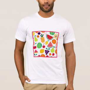 T-shirt Fiesta de fruits de néon coloré