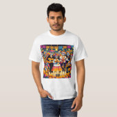 T-shirt Fiesta de Halloween (Devant entier)