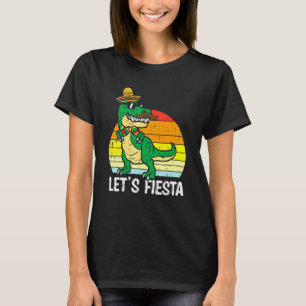 T-shirt Fiesta Dino Mexicain Trex Cinco De Mayo Toddl