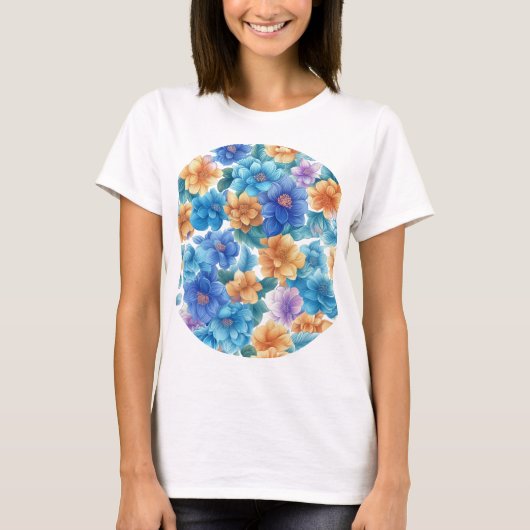 T-shirt Fiesta florale (Devant)