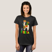 T-shirt Fiesta Llama Cinco De Mayo Cactus Sombrero G (Devant entier)