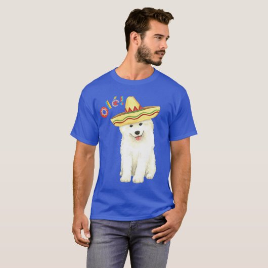 T-shirt Fiesta Samoyed (Devant entier)