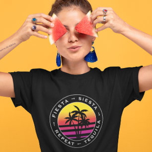 T-shirt Fiesta Siesta Tequila Répète Bachelorette Party