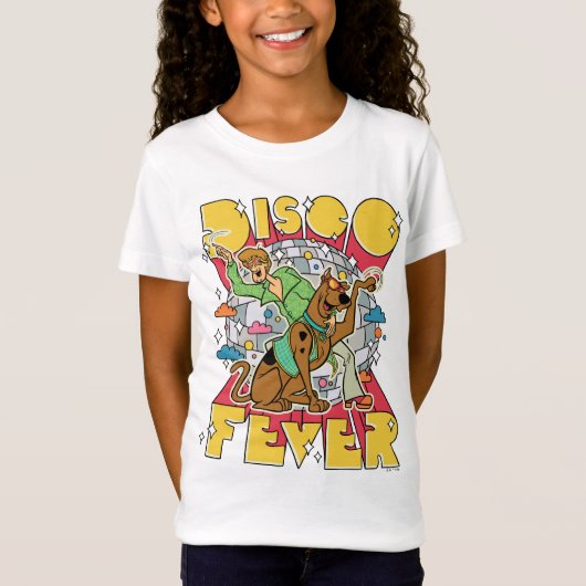 T-Shirt Fièvre de Disco avec Scooby et Shaggy (Devant)
