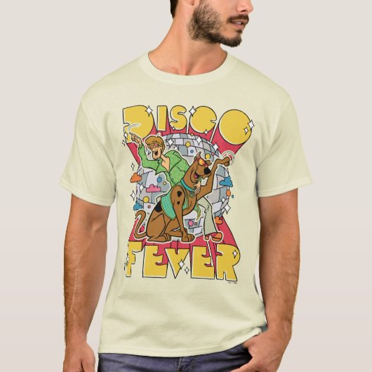 T-shirt Fièvre de Disco avec Scooby et Shaggy (Devant)