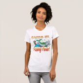 T-shirt Fièvre de la pêche (Devant entier)