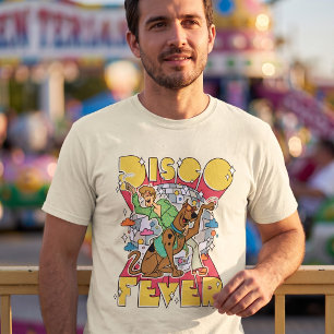 T-shirt Fièvre disco avec Scooby et Sammy