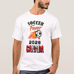 T-shirt Fièvre du FOOTBALL 2026 Canada Fan Gear Limited Ed