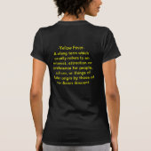 T-shirt Fièvre jaune (Dos)