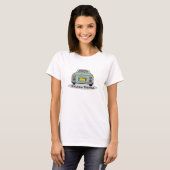 T-shirt Figarations Emerald Green Figaro Nom du pilote (Devant entier)