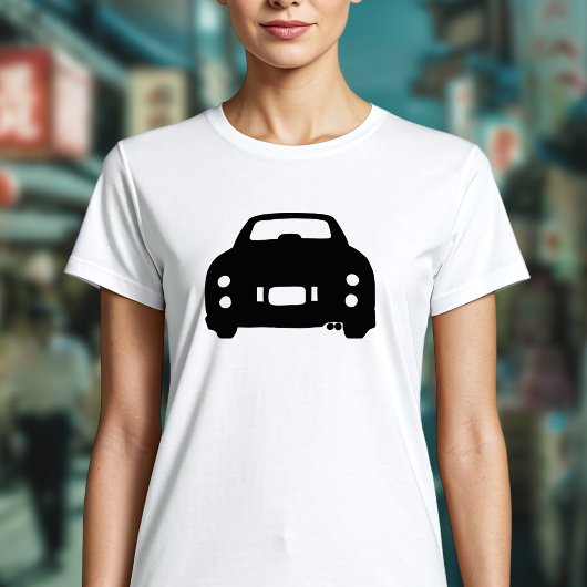 T-shirt Figarations Figaro Voiture Noir Silhouette Graphiq