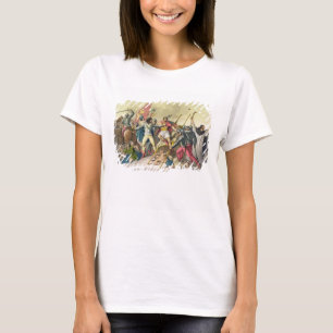 T-shirt Fight Between Local Indians and Conquistadors (col