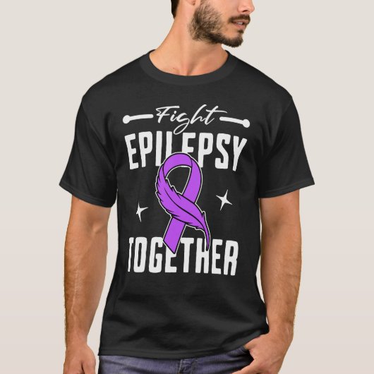 T-shirt Fight Epilepsy Together (Devant)