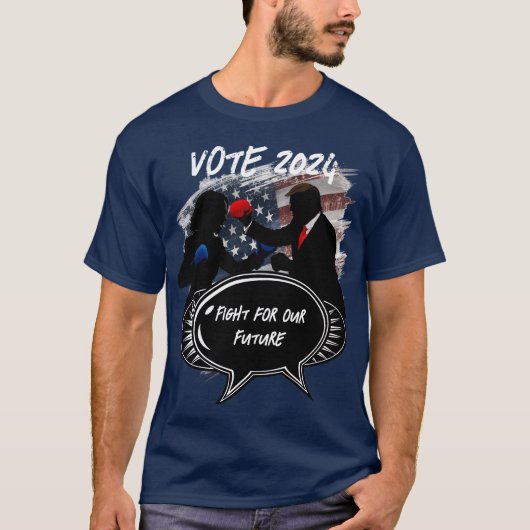 T-shirt Fight for our Future - USA Election 2024 (Devant)