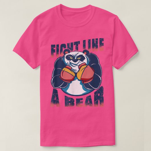 T-shirt Fight like a bear (Design devant)